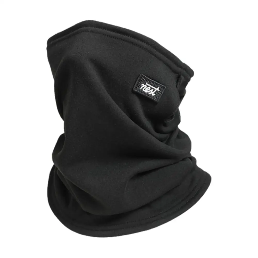 AliExpress NONE Winter Fleece Neck Warmer Half Face Mask Ski Fleece Neck Gaiter Windproof Cold Proof Neck Tube Scarf For Bike Hiking