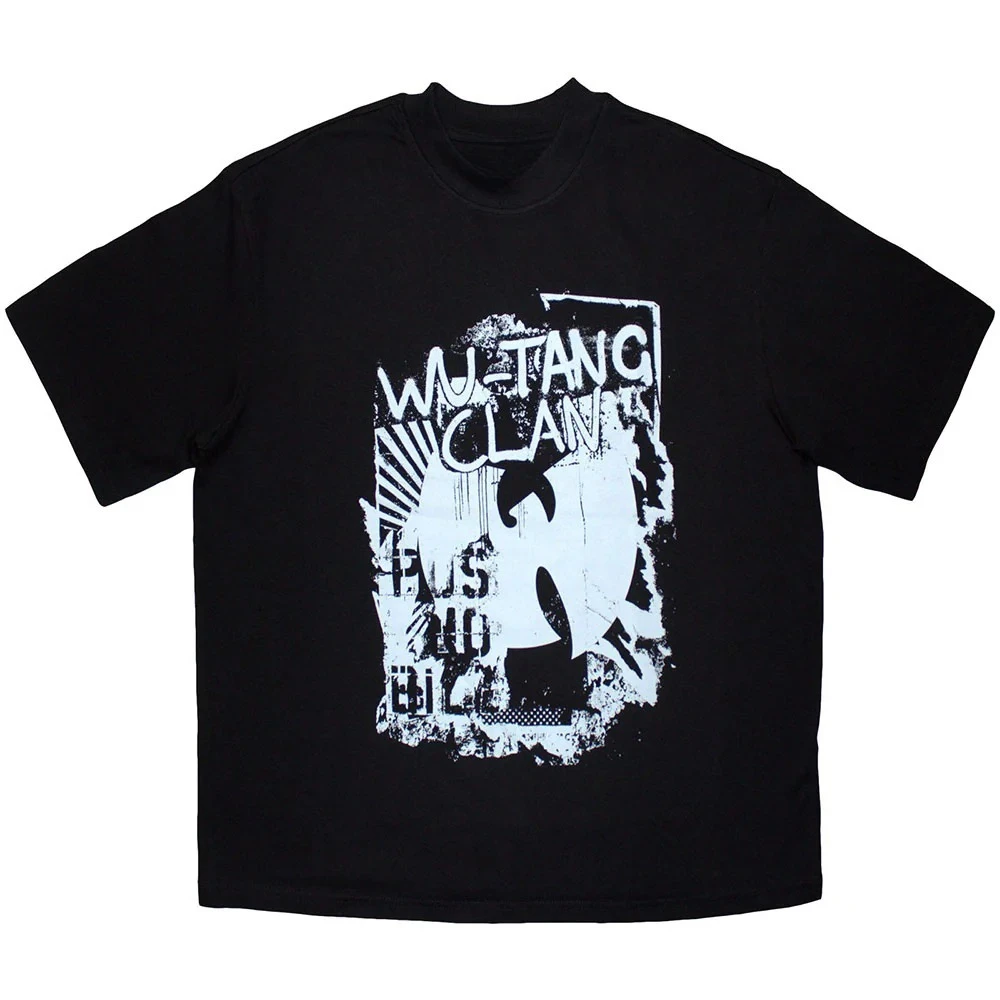 

W Tang Clan Clothing Peripheral Pattern Printing Summer Luxury Brand Cotton Men's and Women's T-Shirts Short Sleeves