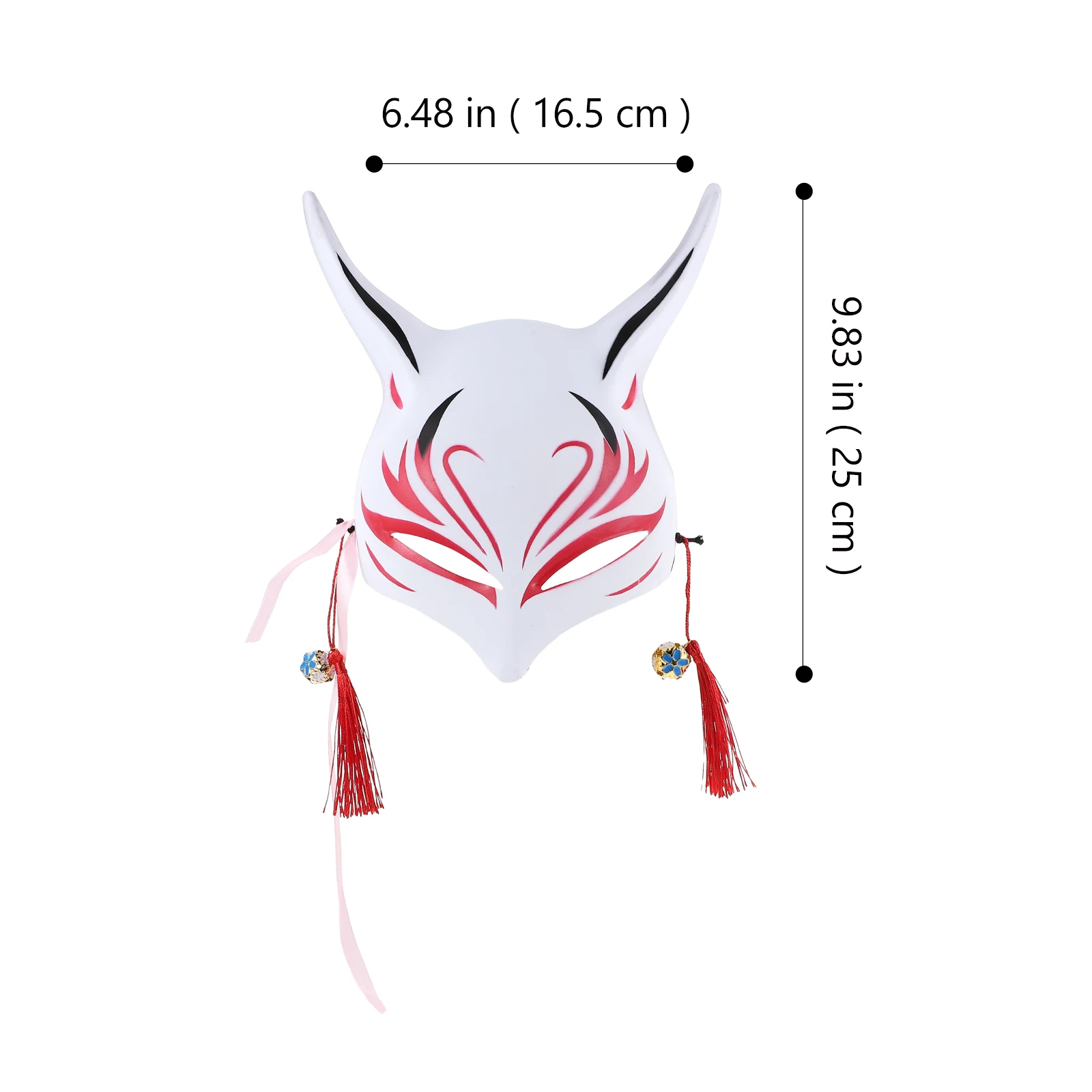 

Fox Mask Japanese Halloween Clothing Costume Animal for Masquerade Costumes Plastic Ball Masks