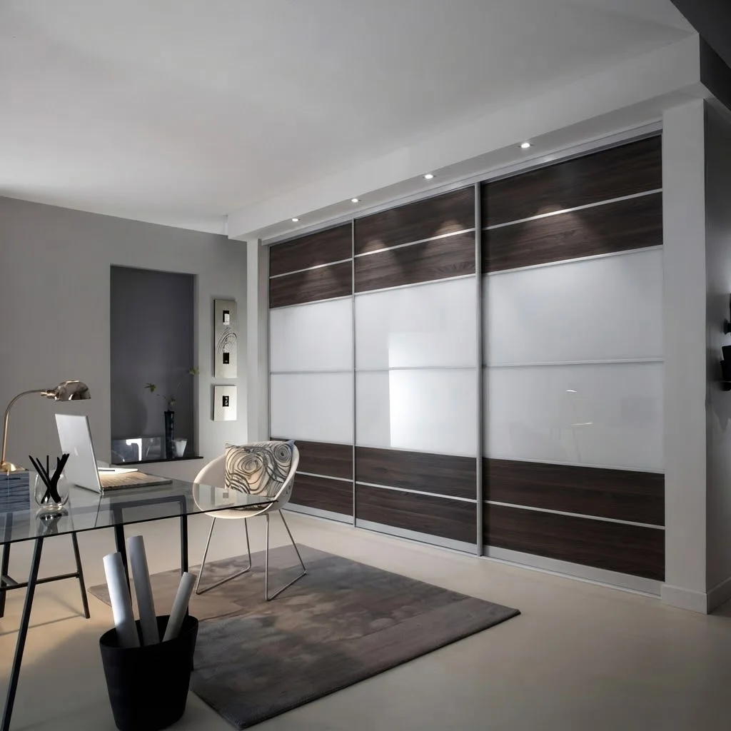 One Stop Suite Furniture Solution Premium Modern Style Hot Sale Good Quality Overlay Sliding Door Wardrobe for Guest Rooms Hotel