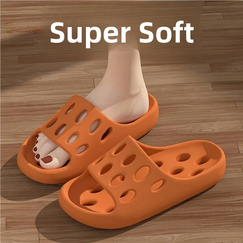 

Bathroom Slippers for Men And Women Summer Anti-Slip Shower Room Special Hollow out Drainage Silent Quick Dry Couple Cool Sli...