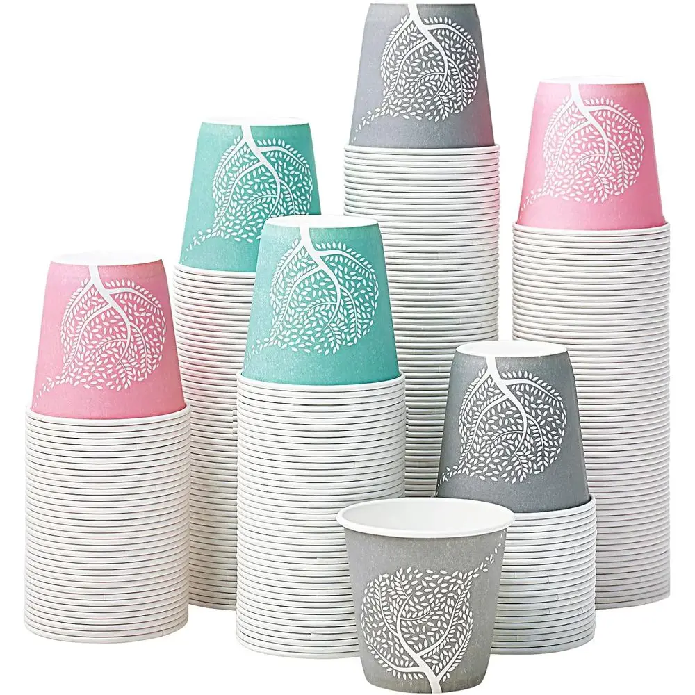 

Одноразовые бумажные стаканчики 3 унции, 300 штук, идеально подходят для вечеринок, пикников, барбекю и путешествий