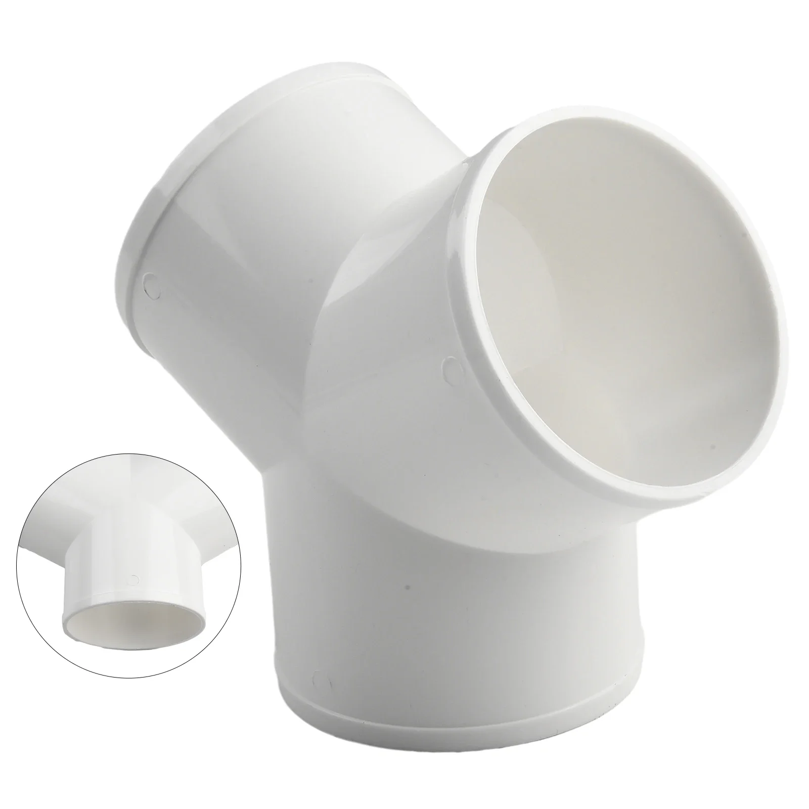 100Mm 4 Inci Ducting T/Y Konektor Saluran Konektor Cepat Ventilasi Tabung Joint Coupler 3 Cara Splitter PVC Extractor Fitting