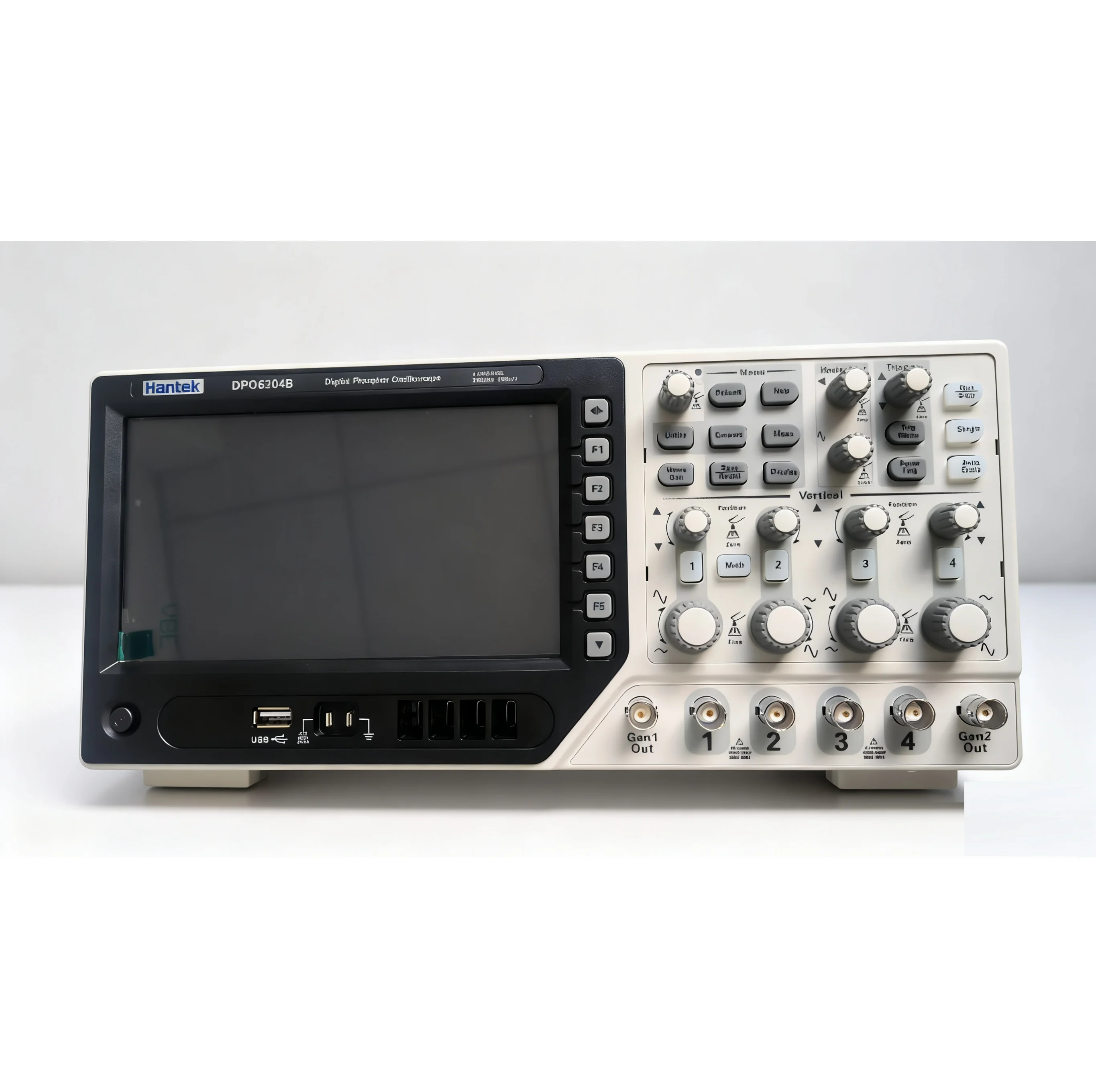 

Цифровой осциллограф DPO6204B, 4 канала, 200 МГц, 1 ГВыб/с, 400 000 векторов/с, 64 Мточек, 7-дюймовый сенсорный экран