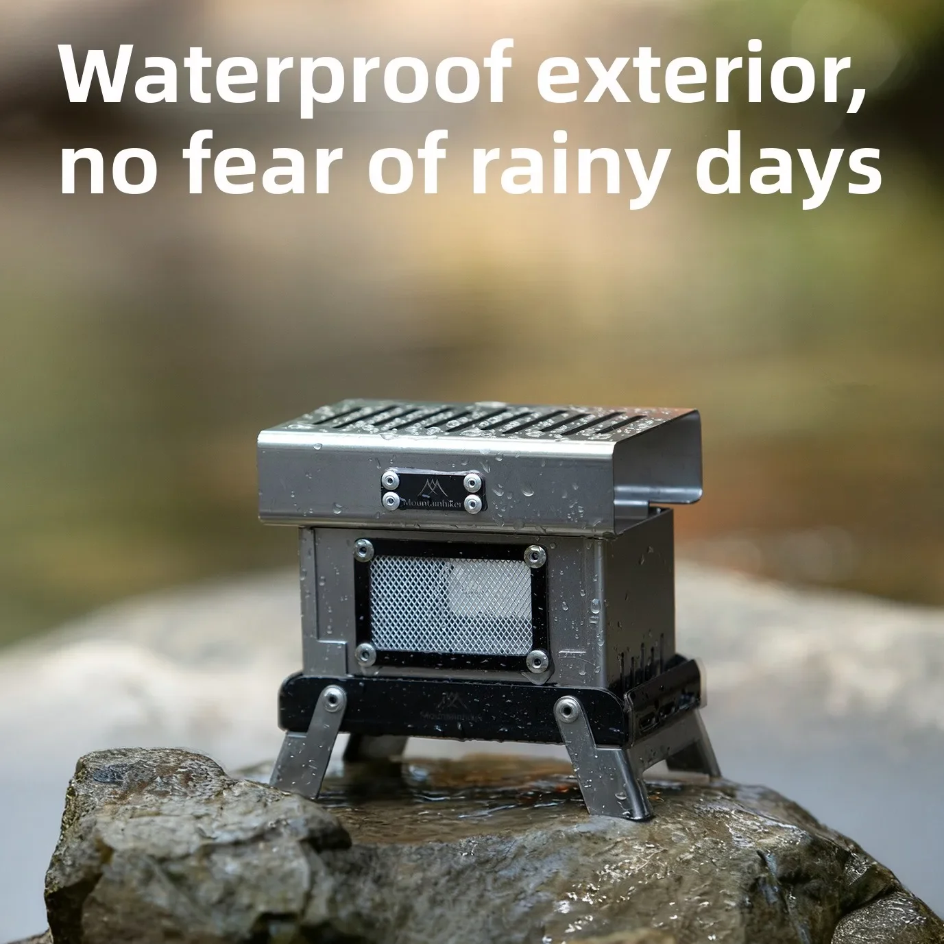 

MOUNTAINHIKER Portable Stainless Steel Vintage Camping Incense Burner Mosquito Repellent Foldable Indoor Outdoor Tabletop Stove