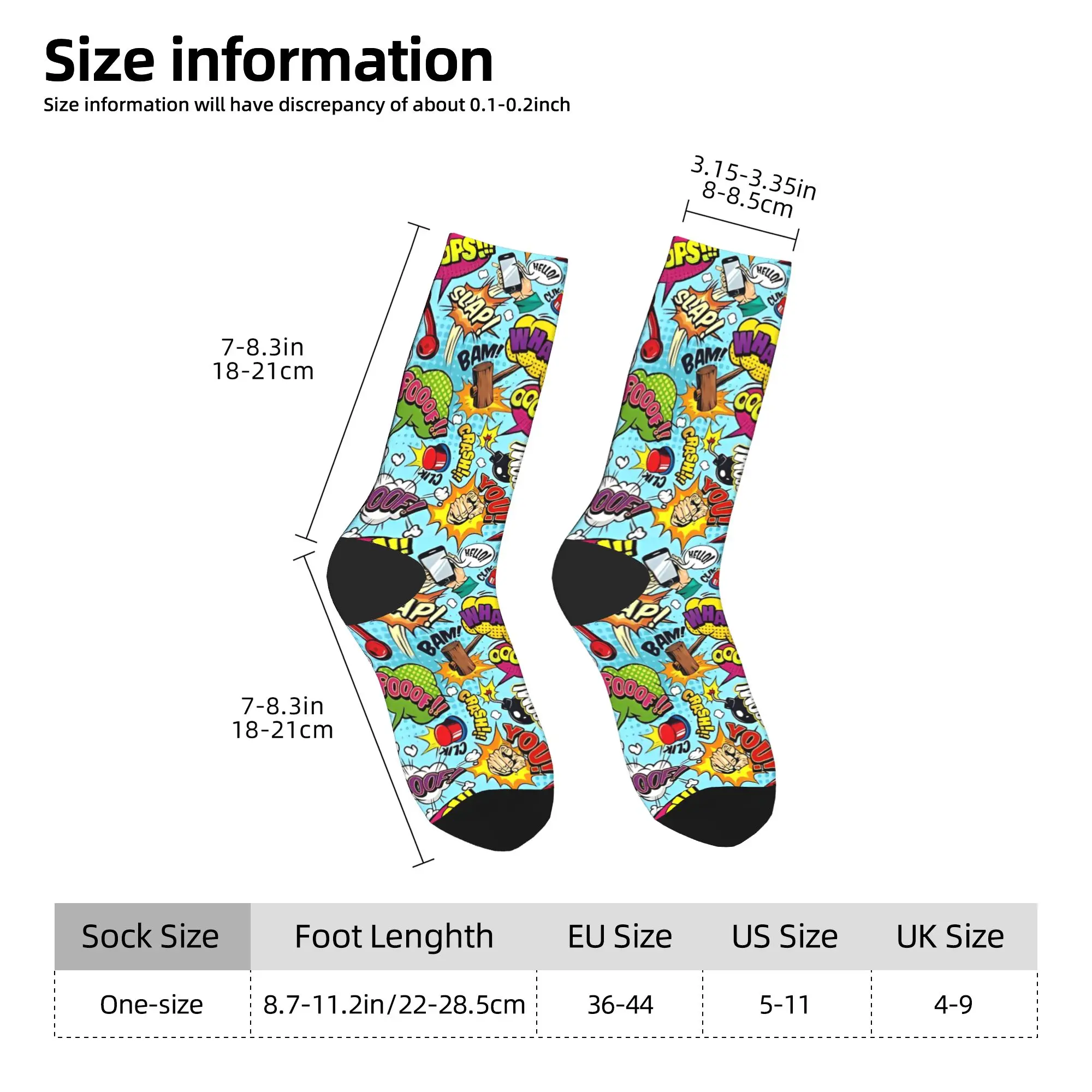 패션 남성 남성 양말 하라주쿠 만화 다채로운 요소 양말 낙서 스포츠 여성 양말 봄 여름 가을 겨울