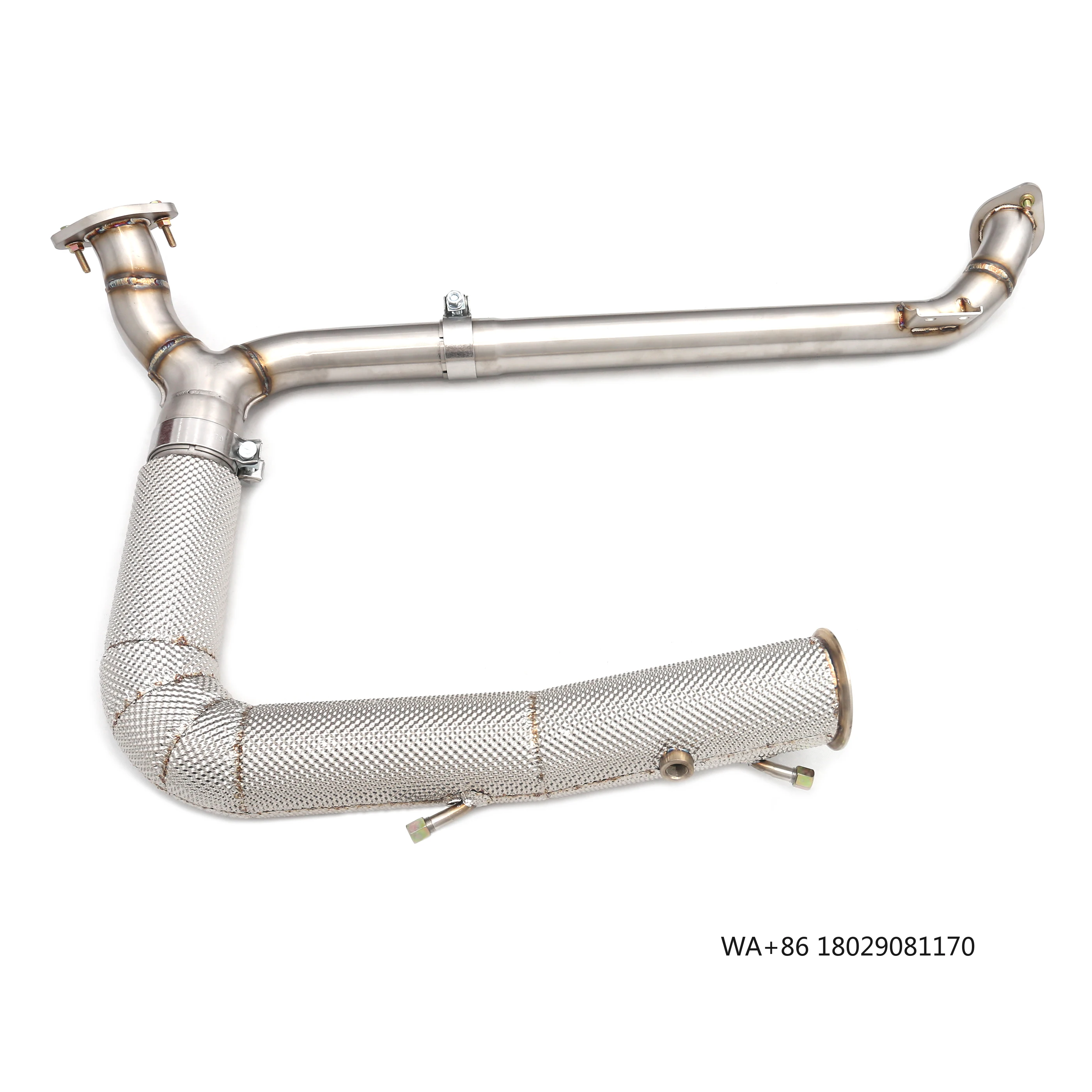 OEM Downpipe  Exhaust  for  718 Boxster/2016-2023 Heat Shield Header Stainless Steel Straight Downpipe  High Flow