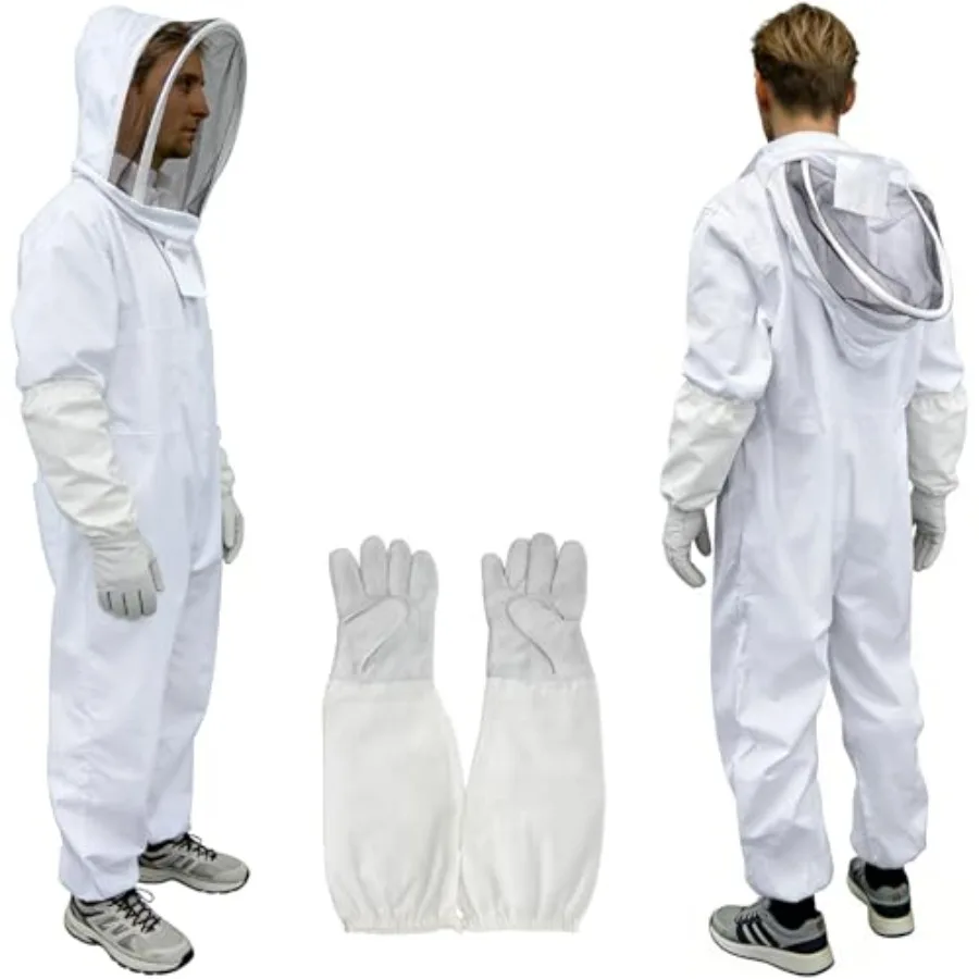 Blisstime 13pcs Bee Hives Starter Kit Beekeeping Supplies with Bee Suit, Bee Supplies and Equipment with Bee Smoker, Honey Bee view 5
