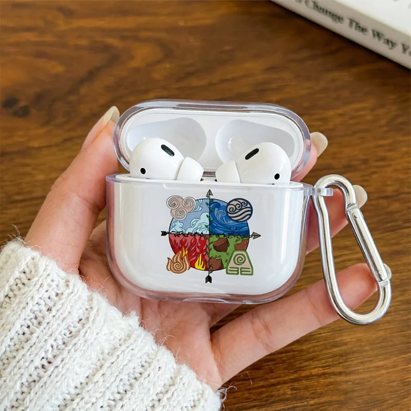 Anime avatar the last airbendert TPU Earphone Cover Transparent Soft Earphone Protector Case for Airpods Pro3 2 1 4 Fans Gifts
