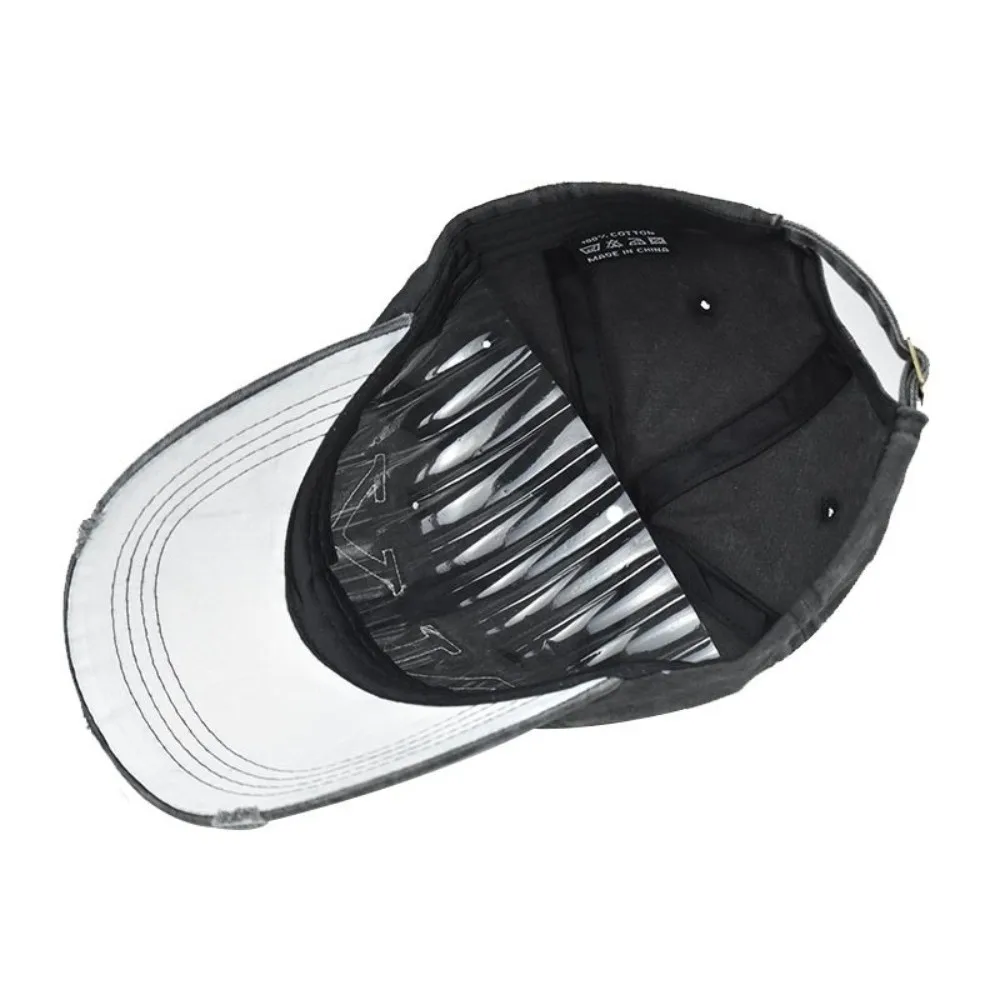 Unisex Design Baseball Cap NY Letter Logo Embroidery Pattern Peaked Cap Snapback Closure Anti-UV Visor Snapback Hat Casual Wear