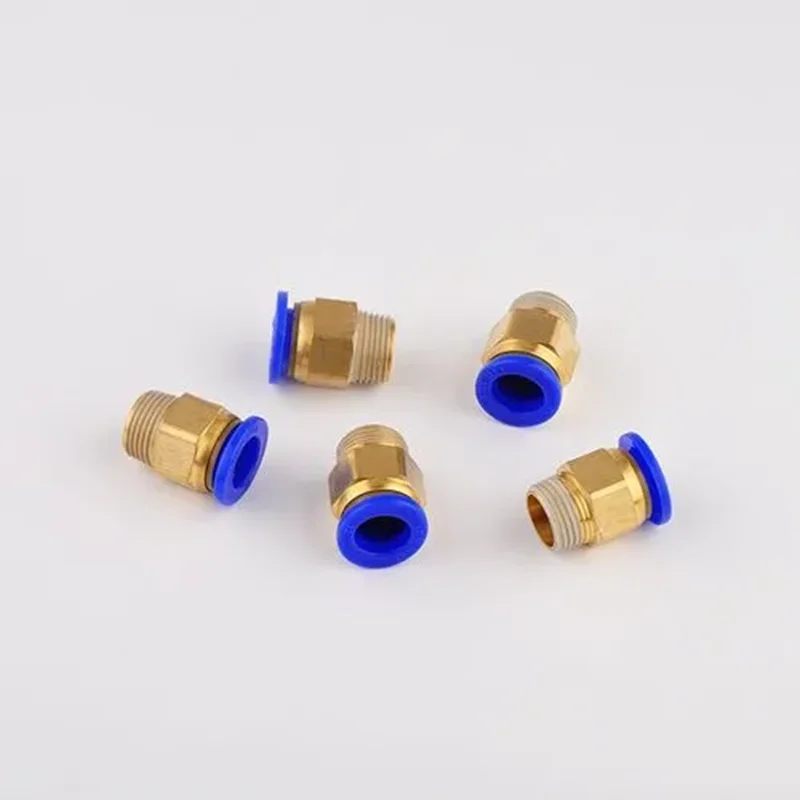 

100PCS PC16-04 External thread through fast plug connector,Pneumatic component,pneumatic quick connector,fitting,air tools