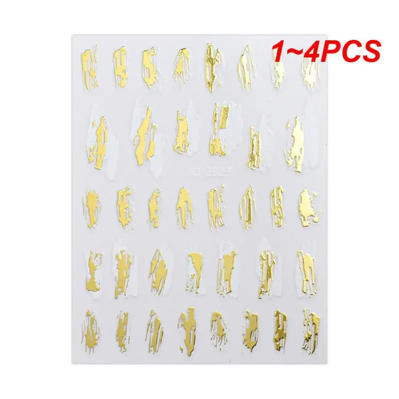 

1~4PCS Irregular Nail Art Stickers High-quality Materials Strong Stickiness Innovative Must Have Fashionable Need