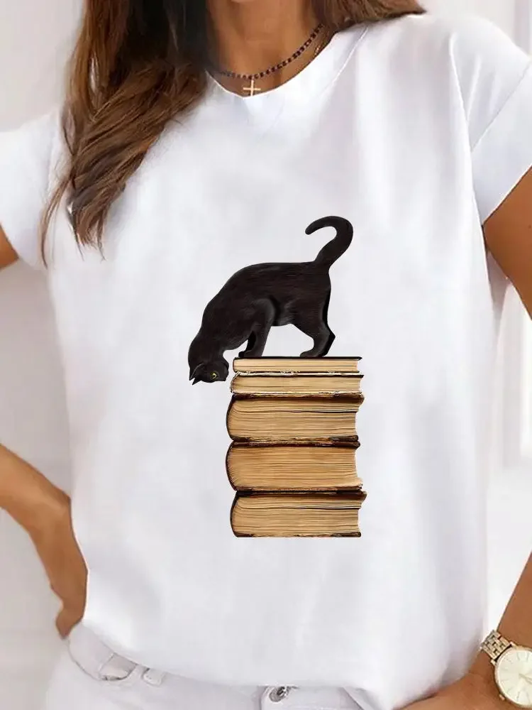 

Women's Plus Size T-shirt Graphic Short Sleeve Clothing Top, Loose and Casual, Soft and Comfortable Breathable, Outdoor Sports