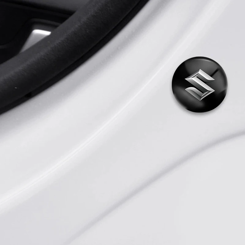 ملصقات إغلاق مضادة للصدمات لباب السيارة ، عازلة عازلة للصوت ، طوقا لسوزوكي جيمني ، غراند فيتارا ، SR4 ، سويفت ، ألتو