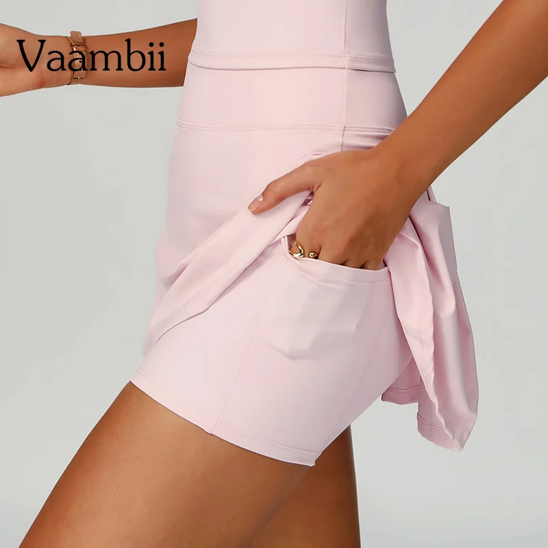 

Gym Exercise Running Fitness Tennis Anti-Light Sports Skirts Yoga Shorts Summer New Slim Short Skirts Ultra Short Mini Skirts