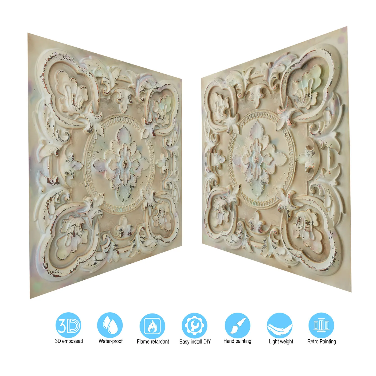Drop in Ceiling tiles cafe pub restaurant well ceiling panels PL30 10pcs
