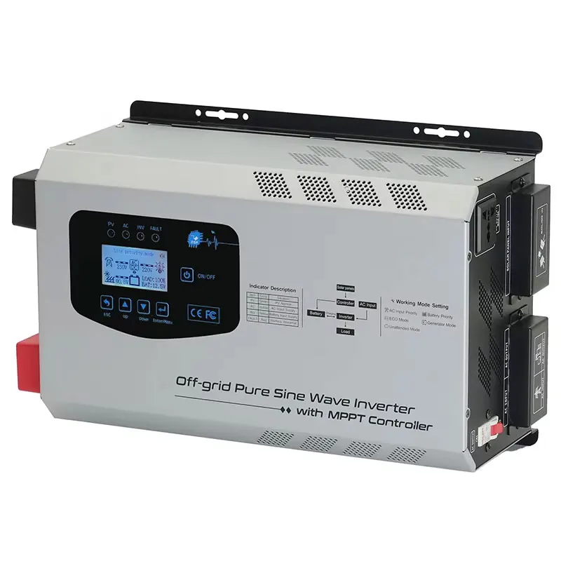 

1000w 2000w 3000w Solar Pure Sine Wave Inverter Off Grid Solar Inverter With Charger