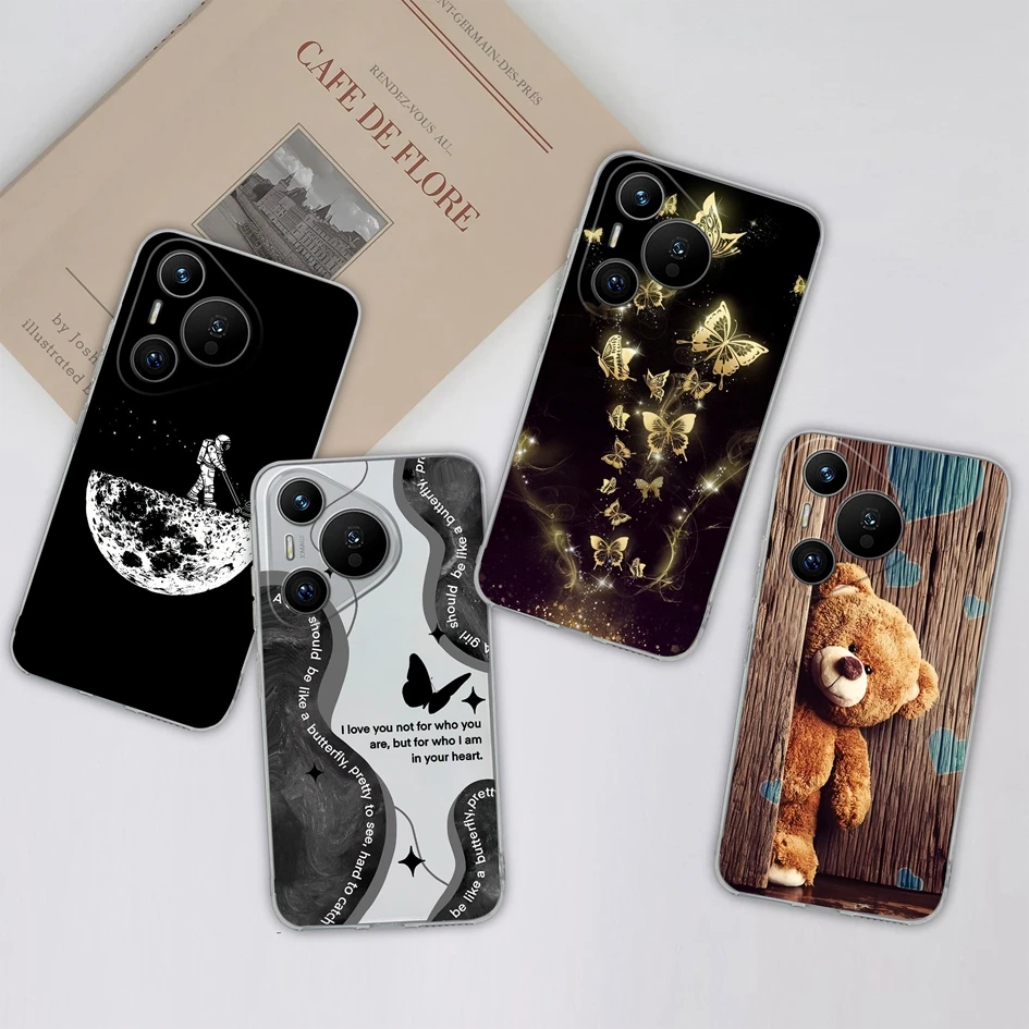 Phone Cover For Huawei Pura 70 Ultra Pro Case Fruit Pattern High Quality Soft Silicone Anti Drop Housing For Huawei Pura70 Funda