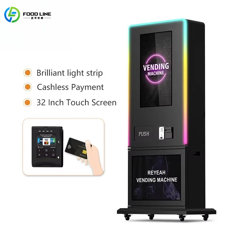 

Customized Automatic Adults Only Cigar Vending Machine Facial Recognition Age Verification Cigarette Dispenser