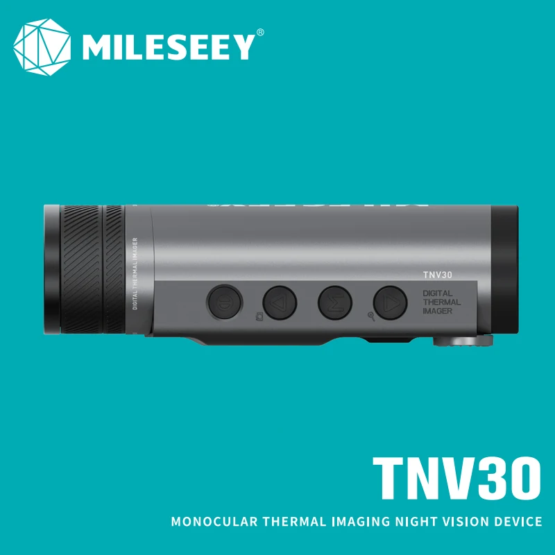 MiLESEEY TNV30 Passive Thermal Camera, 384x288 (50 Hz) OLED, Monocular Night Vision For Hunting With Laser Distance Meter