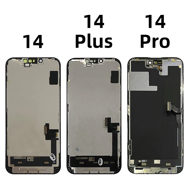 AAA OLED For iPhone 12 12 Pro Max Display 13 Mini 14 Plus 13 PRO MAX 14 PRO 15 PRO LCD Digitizer For iPhone 15 Pro Max LCD Rarts