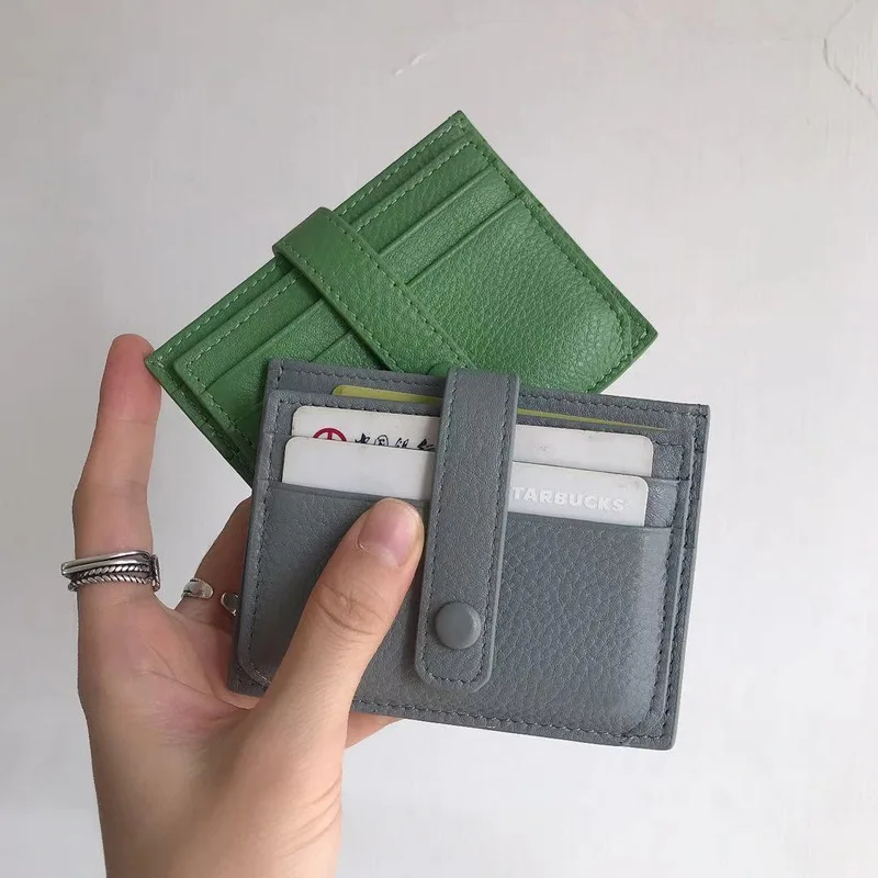 SIKU women's genuine leather card holder fashion lady card id holders brand business card holder
