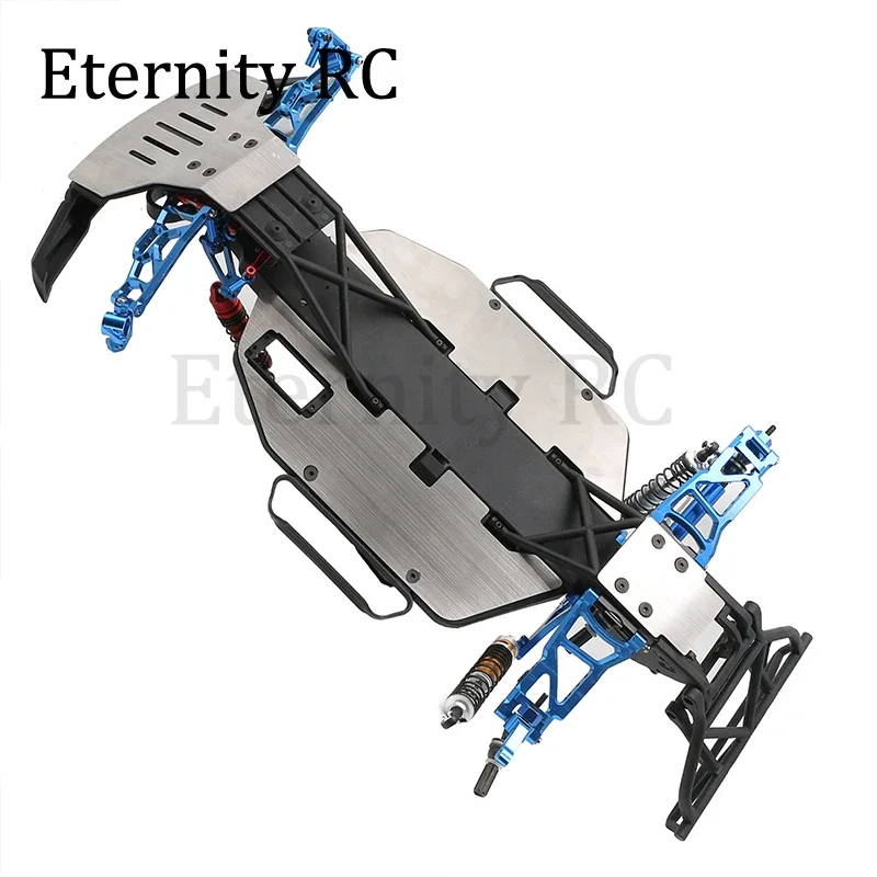 Metal Chassis Armor Protection Protector Skid Plate for Traxxas Slash 2WD 1/10 RC Car Upgrade Parts Metal Chassis Armor Protect