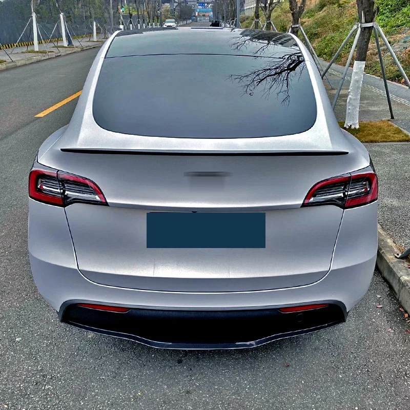 Glossy Black Spoiler for Tesla Model 3 Model Y 2017 - 2021 2022 Rear Wing Ducktail Carbon Painting Accessories