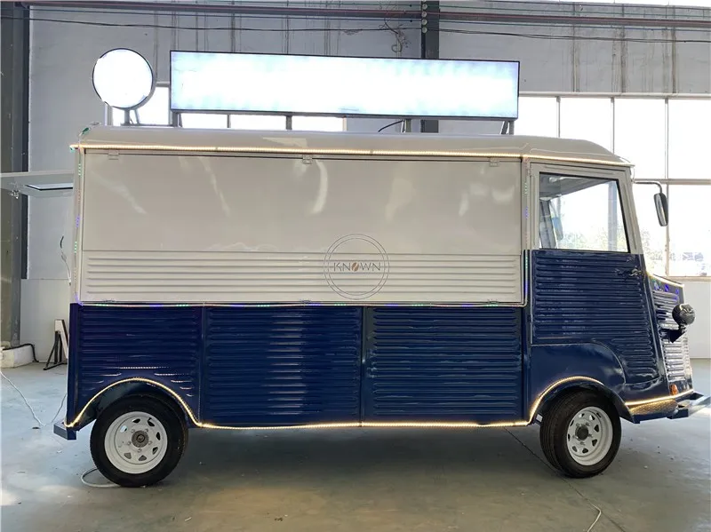 Электрическая винтажная мобильная тележка для еды, грузовик для хот-догов, торговый фургон с мороженым, автомобильный прицеп, свадебные киоски