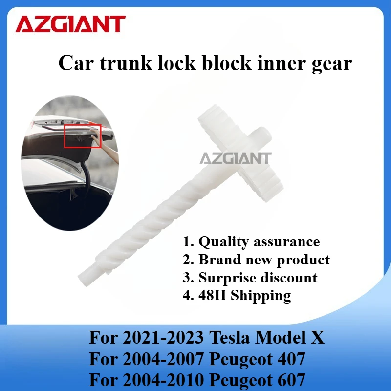 

AZGIANT Trunk lid lock actuator motor internal gear for 2021-2023 Tesla Model X/2004-2007 Peugeot 407/2004-2010 Peugeot 607