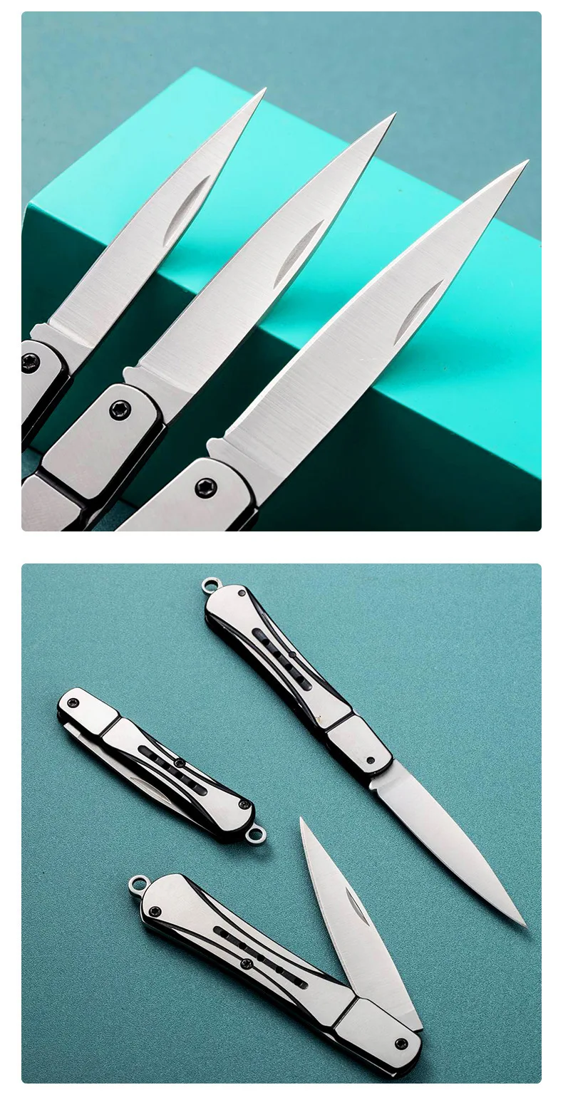Portable Mini Utility Cutter Stainless Steel Pocket EDC Opener Keychain Cutting Tool For Package Letter Box Opening Outd - view 3