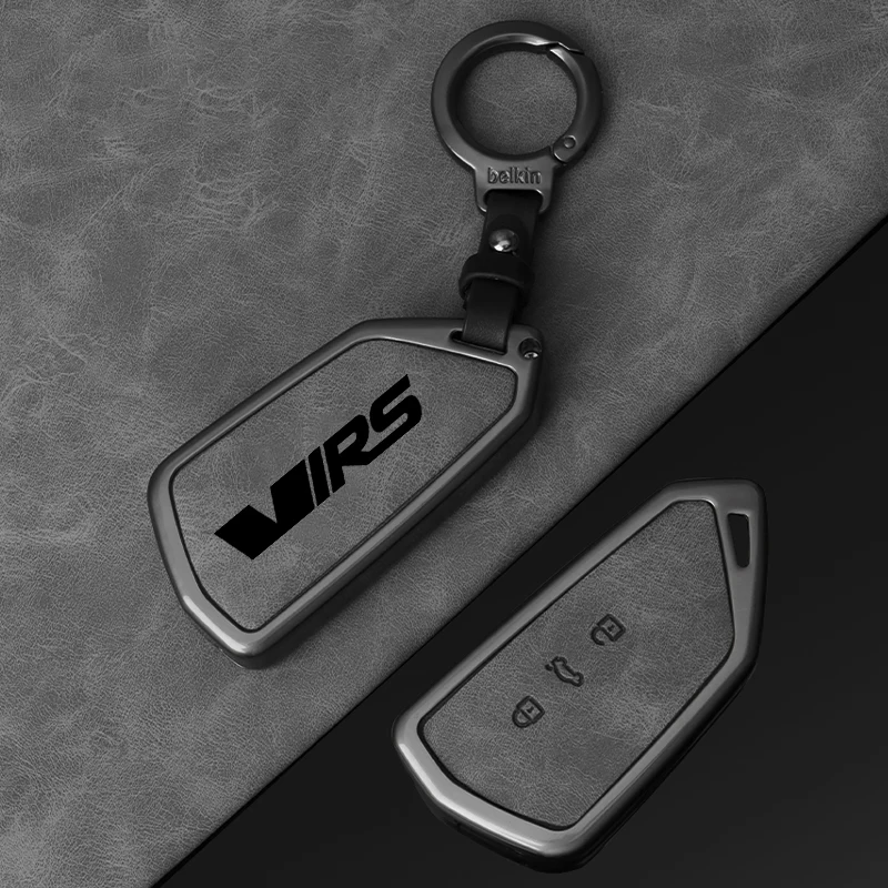 Autoschlüsselhülle aus Zinklegierung für Skoda VRS Octavia Kamiq Kodiaq Karoq RS Superb Fabia Rapid Key Protection Cover Zubehör – Detail 4
