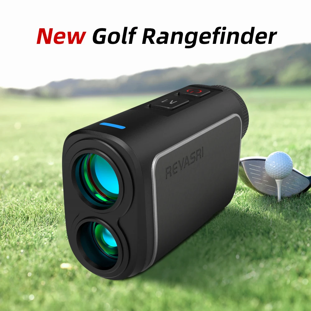 

REVASR 1090Yards Golf Laser Rangefinder USB-C Charge with Flag Locking Vibration Slope Compensation and Magnet Stripe for Golfer