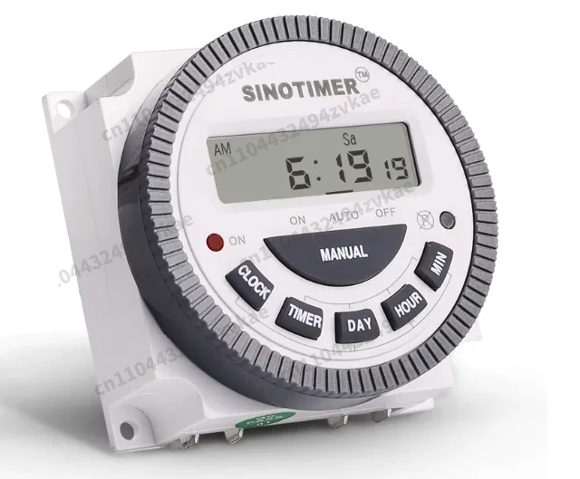 TM619 Time Control Switch 7 Days Programmable Cyclic Timing Intelligent Time Controller 1 Normally Open 1 Normally Closed
