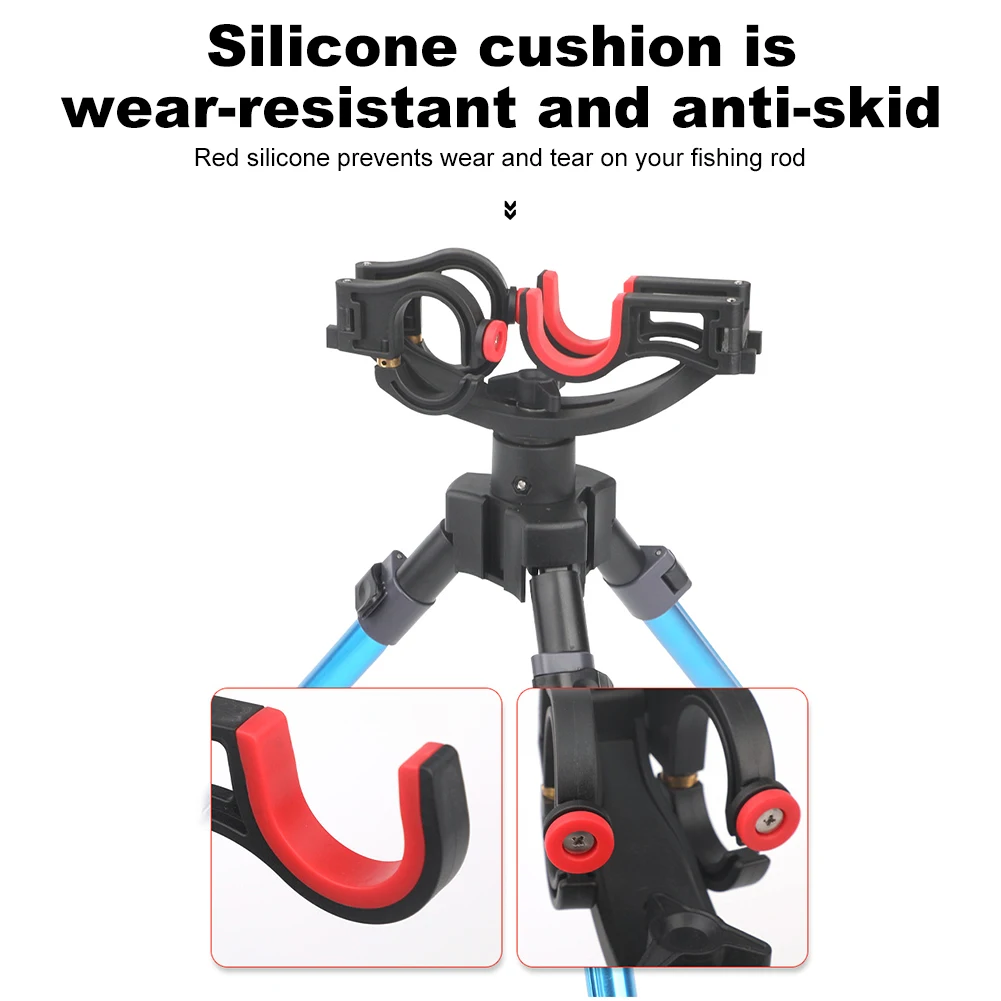 

Регулируемый складной держатель для удочек и удилищ, портативный, многофункциональный, для рыбалки на открытом воздухе