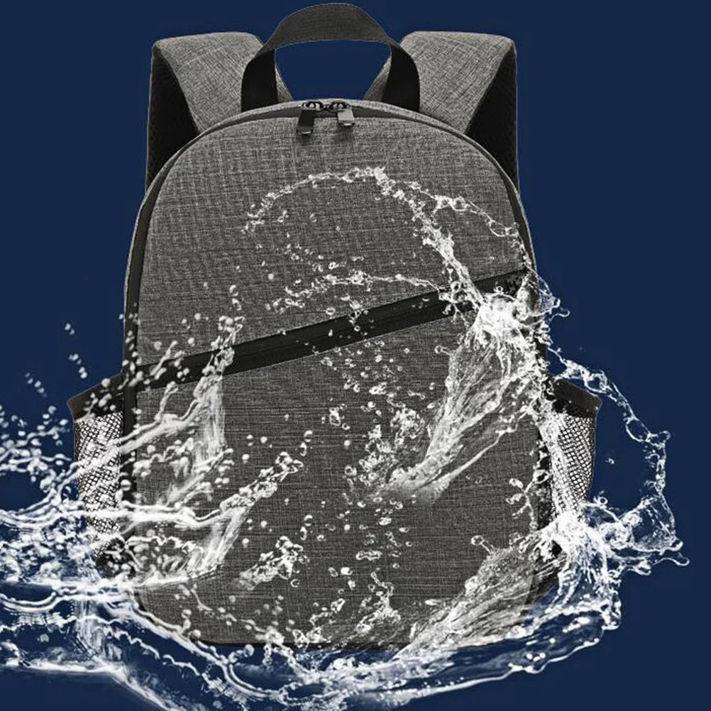 

Camera Backpack Nylon Lightweight Waterproof Professional Design For Travel Hiking Biking Outdoor Dust Moisture Protection Gear