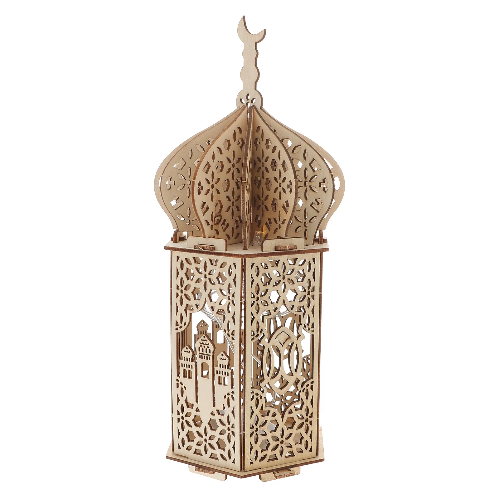 

Muslim Party Decorations Lantern Decorative Night Light Ramadan Mubarak Supplies Bamboo Eid Home