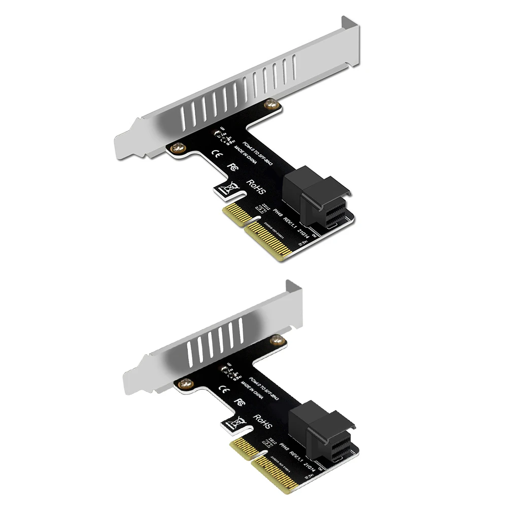 PCI E To SFF-8643 PCIE X4 To SFF8643 Expansion Card PCIE To U2 Solid State Drive Adapter Hard Disk Converter