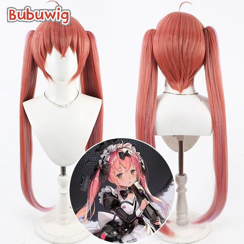 

Синтетические парики Bubuwig для косплея Cocoa, парик Nikke The Goddess of Victory Cocoa, 80 см, длинный, разноцветный, с хвостом, термостойкий.