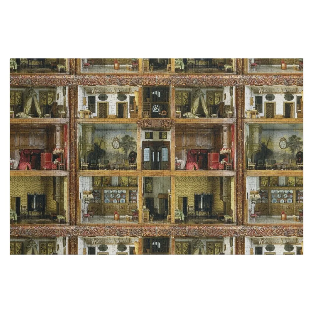 

Кукольный домик 18-го века, головоломка, настраиваемая подарочная игра, детский настраиваемый подарок, головоломка на заказ