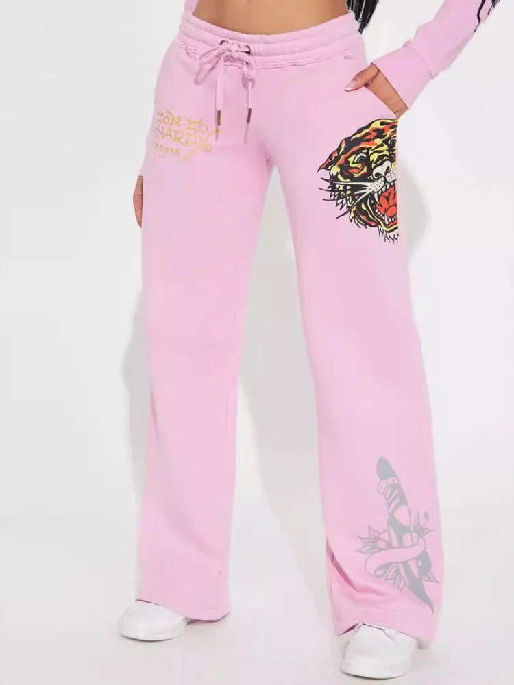 Ele Faionable مطبوعة طويلة Sve السيدات مجموعة الخريف الشتاء عالية الجودة مادة مريحة سستة إغلاق الحلو Sle #3