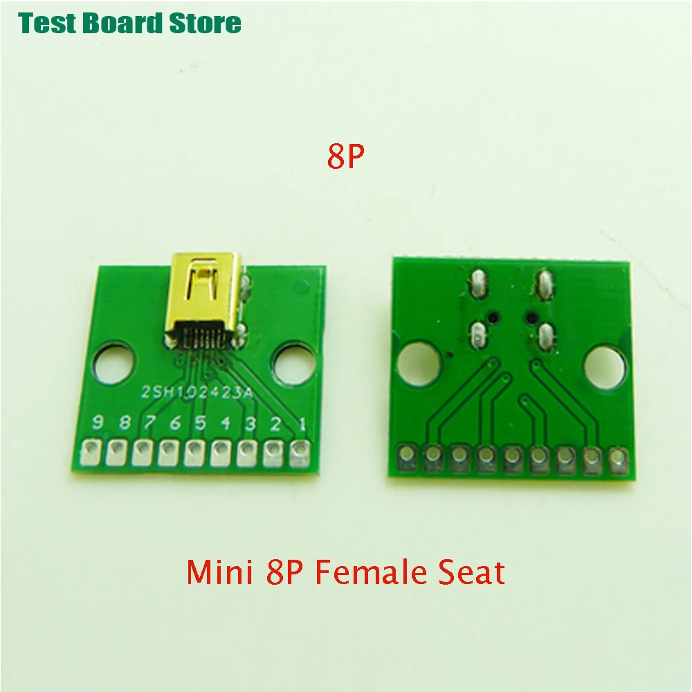 TestBoard 1PcVertical 3.0 USB connettore per saldatura maschio Micro femmina MINI 8P femmina TYPE-C testa dati di ricarica maschio e femmina 2P/4P