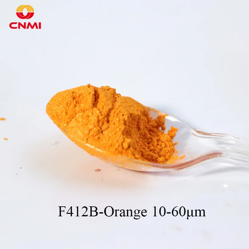 100g Bulk Pearl Pigment Orange Mica Powder Luster Effect Pigment Acrylic Paint in Craft Art DIY Soap Eyeshadow Paint Handicrafts