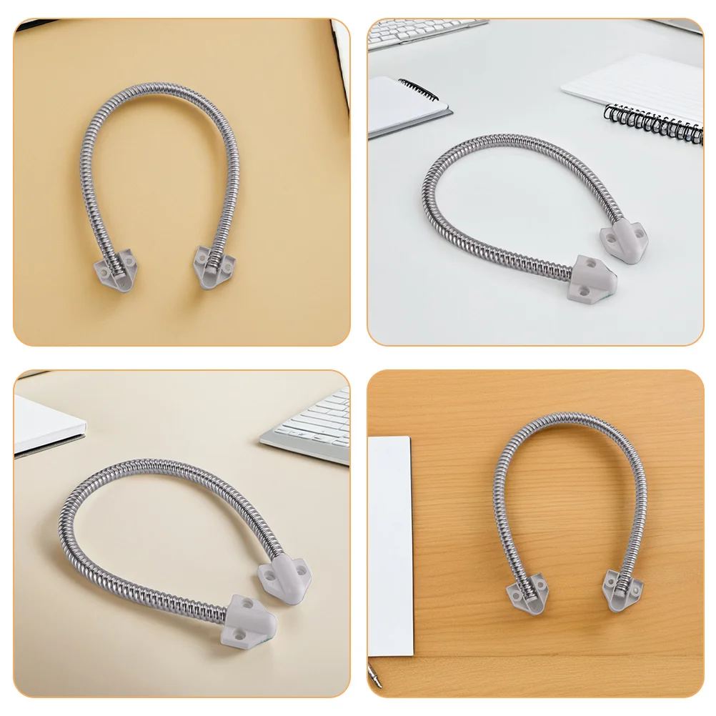 2Pcs Door Loop Wire Protector Stainless Steel Flexible Gooseneck Cable Sleeve for Access Control System Waterproof Dustproof