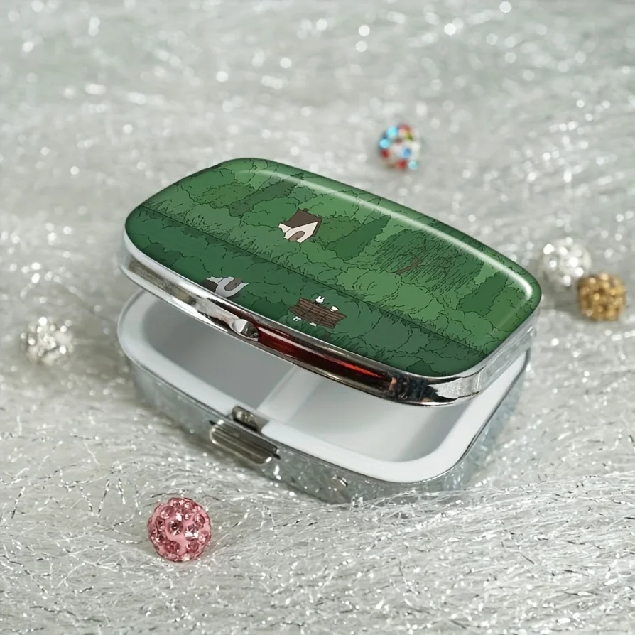 Kawaii Forest Pill Storage Box: Lovely Pill Box To Store Medications, Vitamins and Travel Gifts - Perfect for Pocket Purses