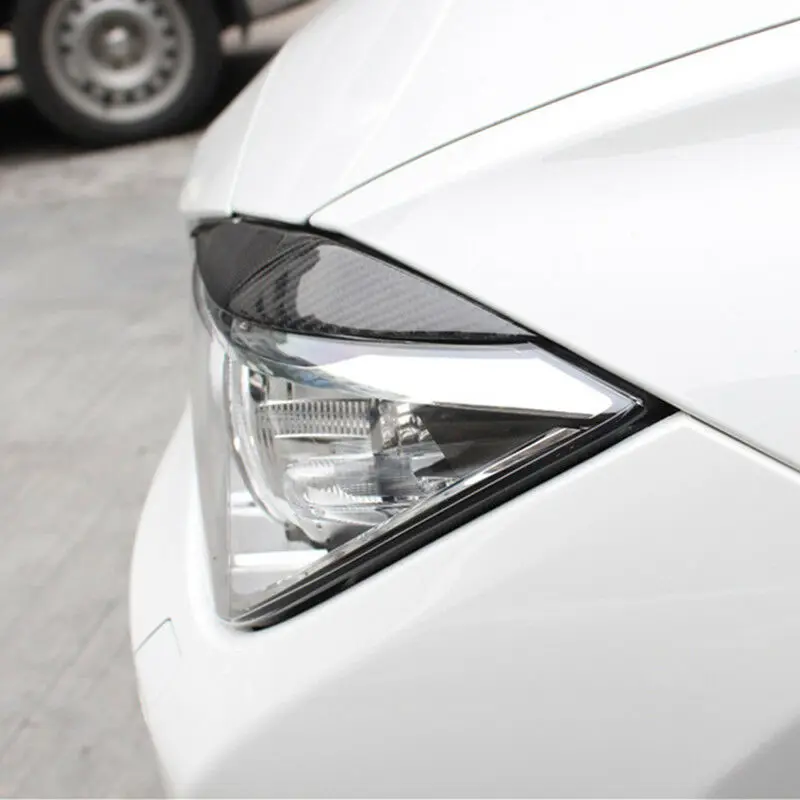 Cover Headlight Eyebrow Eyebrow Eyelid For BMW 3 F36 F30 320i 325i 2013-2017 Headlight Soft Black Car Decor Parts