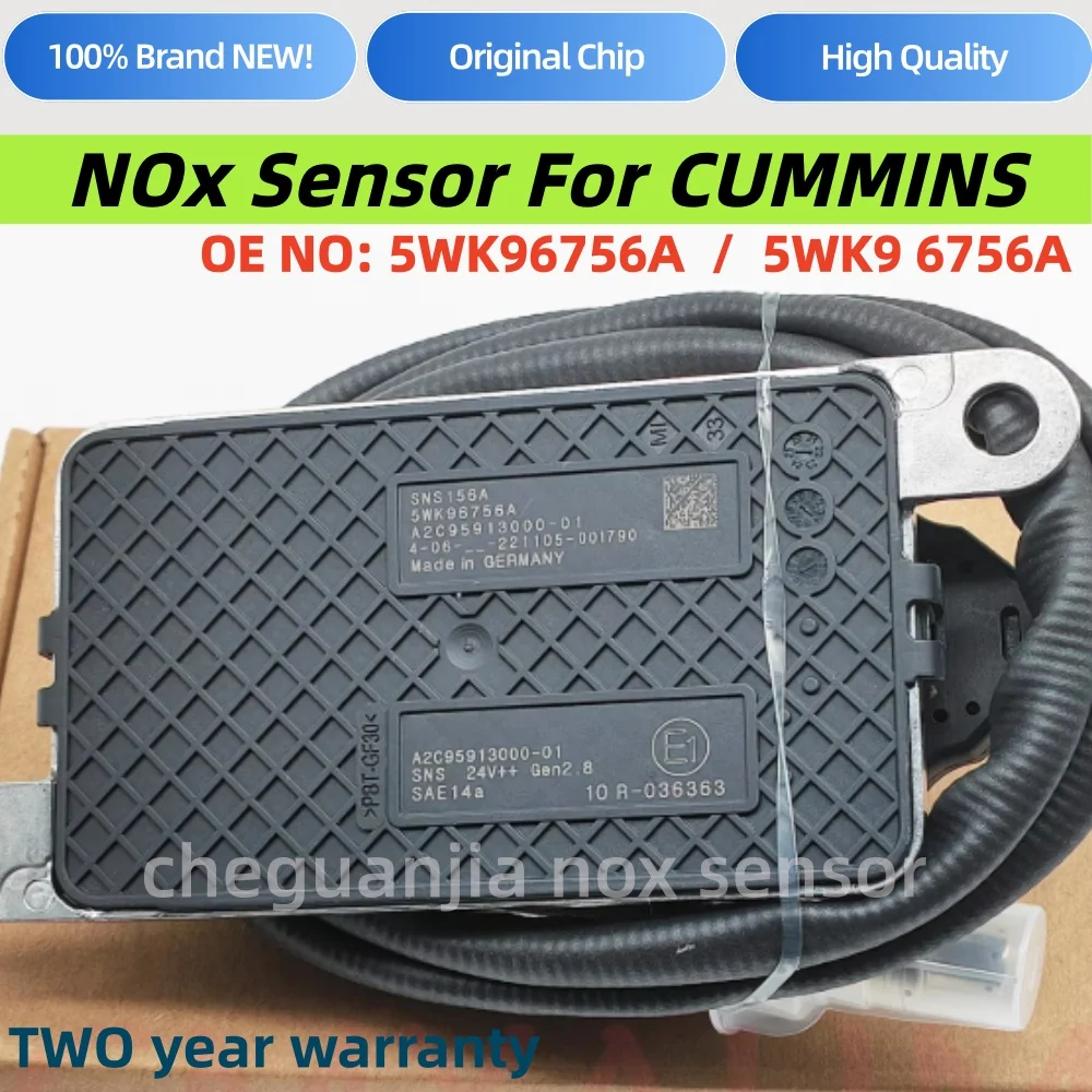 

5WK96756A 5WK96756 SNS156A A2C95913000-01 Original New Nitrogen Oxygen Nox Sensor For UNINOX Engine Car Trunk Excavator