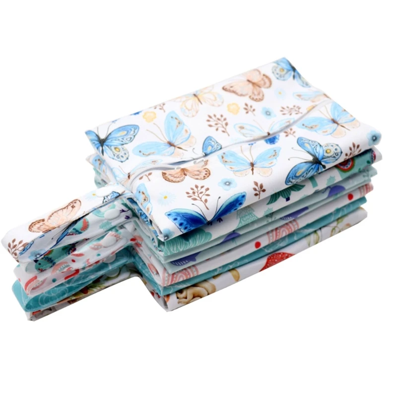 Leuke Cartoon Print Natte Luier Rits Handtas Kinderwagen Carry Pack voor Baby's W3JF