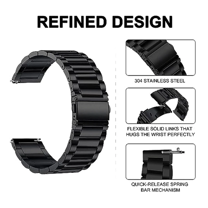 Stainless Steel Strap For Samsung Galaxy Watch 7 6 5 4 44mm 40mm Watchband Bracelet Galaxy Watch 5Pro 4 6Classic 42mm 46 43 47mm