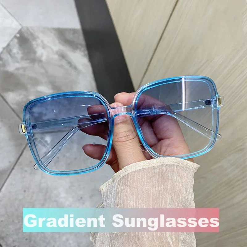 

Fashion Design Women's Sunglasses Luxury Ocean Lens Sun Glasses Unisex Travel Outdoor UV400 Eyewear New Square Frame Shades